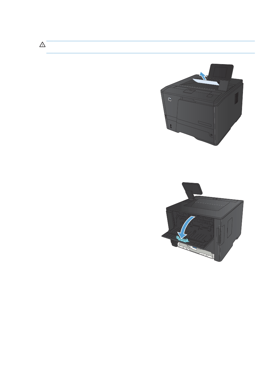 Clear a jam in the duplexer area HP LaserJet Pro 400 Printer M401 series